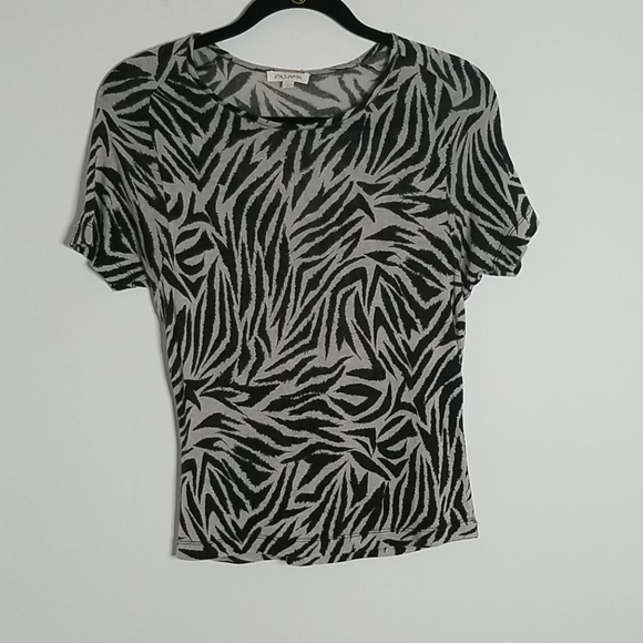 Pashma zebra print top size large - Picture 1 of 6